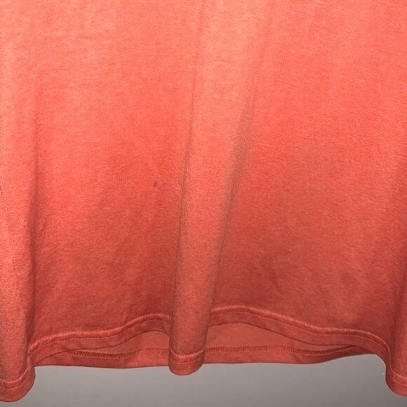 Ariat Womens Orange V-Neck Short Sleeve Performance Tee M - Picture 5 of 10